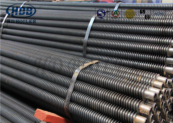 Tabung Sirip Boiler Baja Karbon 15mm Economizer Spiral Untuk Penukar Panas