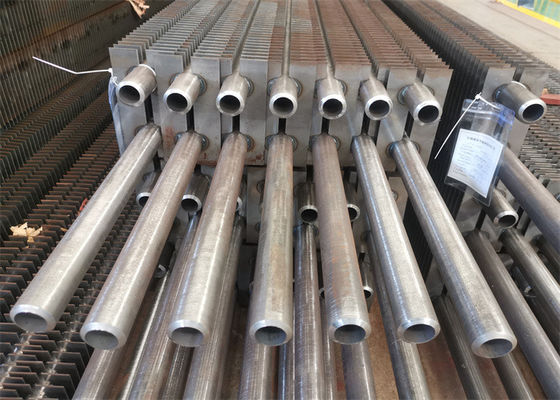 Carbon Steel H Finned Boiler Tube 3mm Bagian Pengganti Pertukaran Panas