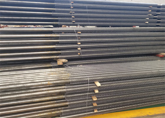 Bergerigi Spiral Boiler Fin Tube Radiator Kinerja Perpindahan Panas Yang Efisien