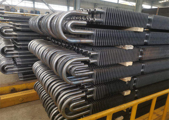 Tabung Boiler Bersirip 3mm H Dengan Bagian Penggantian Pertukaran Panas Bending