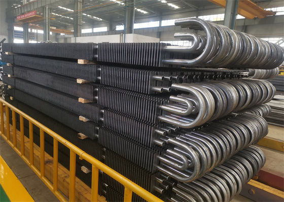 Tabung Boiler Bersirip 3mm H Dengan Bagian Penggantian Pertukaran Panas Bending