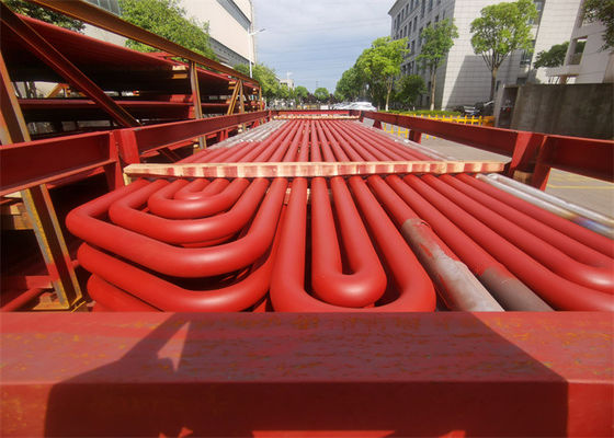 ASME Standard Extruded Finned CS Alloy Serpentine Tube Untuk Penukar Panas Boiler