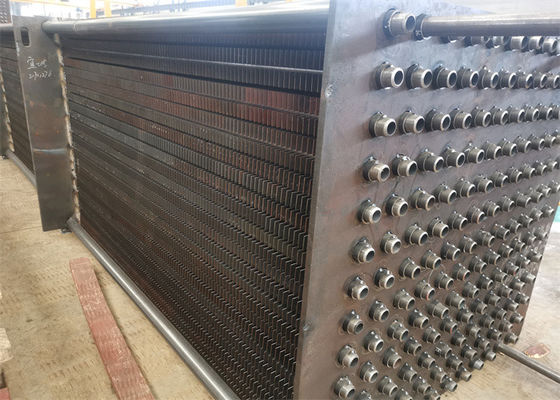 Seamless H Type Boiler Fin Tube Bank Pertukaran Panas Radiator Economizer
