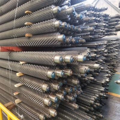 Kinerja Perpindahan Panas Tinggi Boiler Fin Tube Bergerigi Spiral Radiator Kustom Efisien