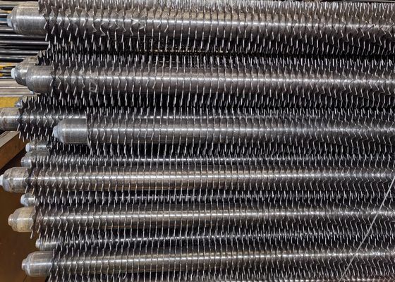 Spiral Fined Panas Exchanger Tube Seamless Corten Steel Fin Tube Untuk Economizer