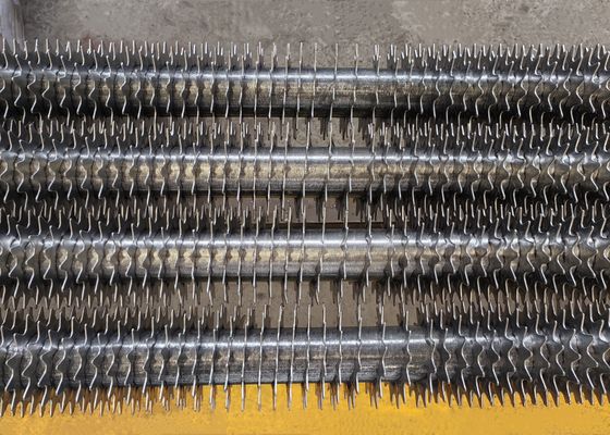 Tabung Fin Boiler Baja Karbon Untuk Superheater Seamless Spiral Fined Heat Exchanger Tube