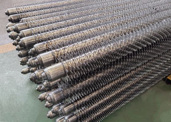 Frekuensi tinggi dilas Steel Carbon Seamless Spiral Fin Tube Untuk Boiler Panas Exchanger