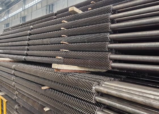 CE Standar Bagian Boiler Baja Karbon Spiral Fin Tube Coil Boiler Tube Untuk Economizer