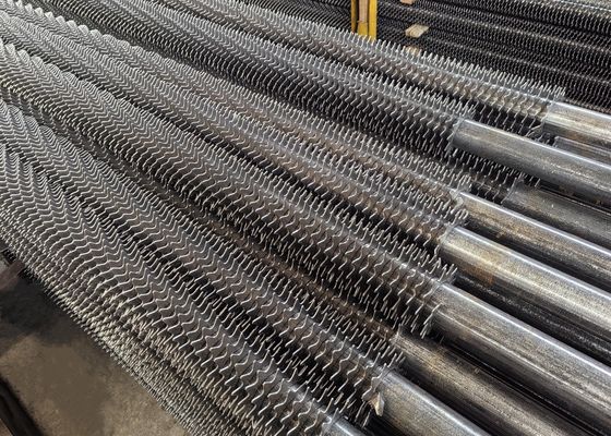 CE Standar Bagian Boiler Baja Karbon Spiral Fin Tube Coil Boiler Tube Untuk Economizer