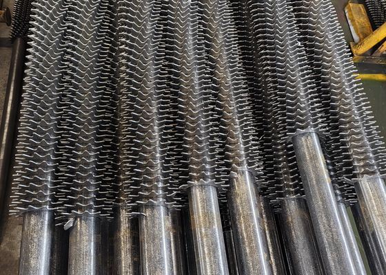 Tabung bergelombang las frekuensi tinggi tahan panas untuk penghemat dan pemanas udara di boiler
