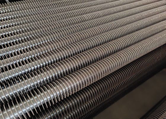 316 Stainless Steel Boiler Fin Tube Spiral Fined Tube Untuk Kondisi Kerja yang Kekerasan