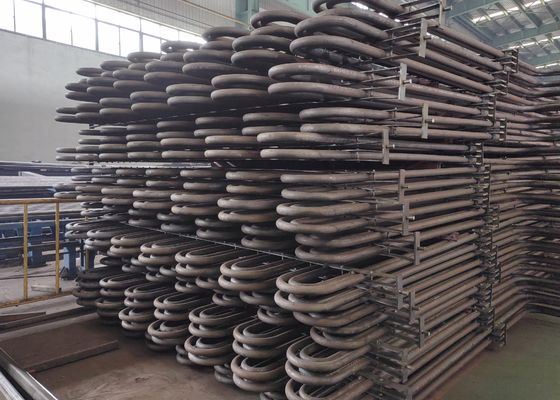 Bahan paduan Boiler Serpentine tabung dengan Tabel Kinerja di penukar panas