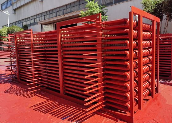 ISO9001 Boiler Baja Karbon Tabung Serpentine Dicat Dengan Efisiensi Tinggi