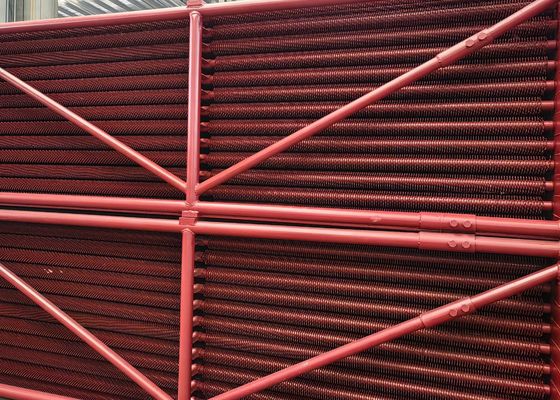 Boiler Frekuensi Tinggi Las Spiral Fined Tabung Untuk Panas Exchanger / Kondensor
