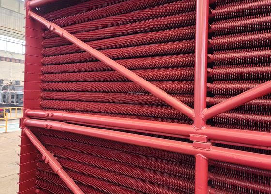Boiler Frekuensi Tinggi Las Spiral Fined Tabung Untuk Panas Exchanger / Kondensor