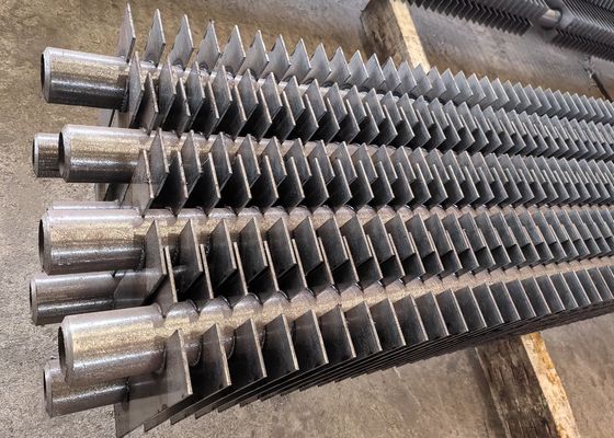 ASME Square atau persegi panjang Fin Bentuk H-Fin Boiler Tube Di Boiler Economizer