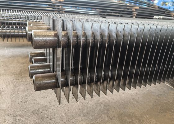 ASME Square atau persegi panjang Fin Bentuk H-Fin Boiler Tube Di Boiler Economizer