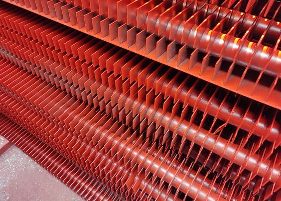 H-Type Painted Carbon Steel H-Fin Tube Boiler Tubes Dengan Finn persegi panjang