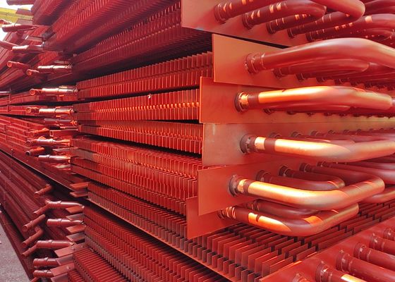 H-Type Painted Carbon Steel H-Fin Tube Boiler Tubes Dengan Finn persegi panjang