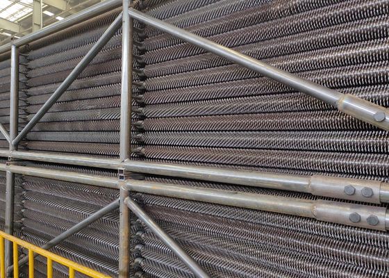 Alloy atau baja karbon Boiler Spiral Fin Tube Untuk Lingkungan Suhu Tinggi