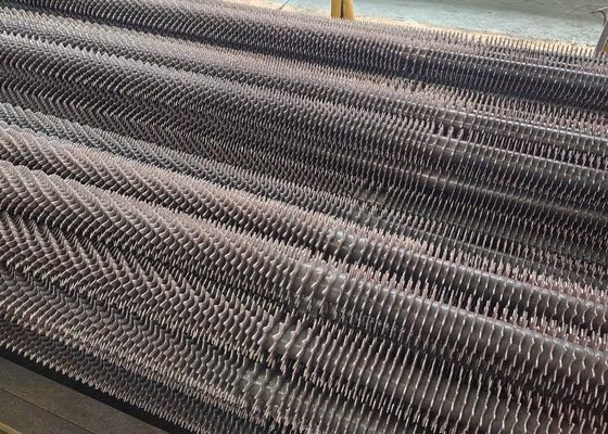 Alloy atau baja karbon Boiler Spiral Fin Tube Untuk Lingkungan Suhu Tinggi