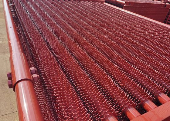 Elemen Transfer Panas Disesuaikan Tabung Fin Serrated Untuk Bagian Tekanan Boiler