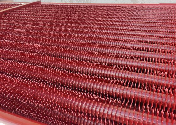 Elemen Transfer Panas Disesuaikan Tabung Fin Serrated Untuk Bagian Tekanan Boiler