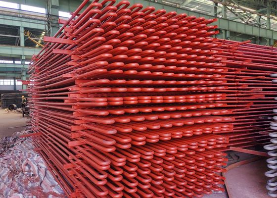 Tabung Serpentine untuk penukar panas dan superheater di boiler pemulihan panas limbah dengan pengujian 100% hidrostatik