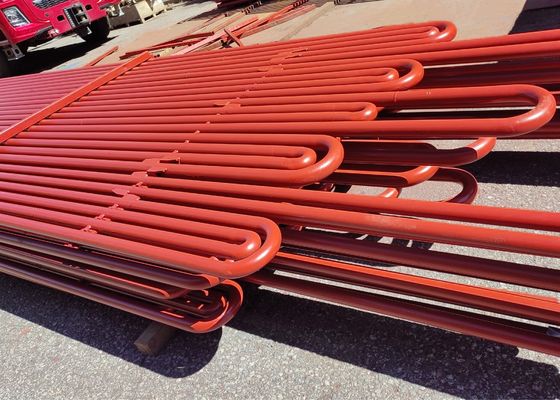 Tabung Serpentine Untuk Pemulihan Panas Limbah Boiler Penukar Panas Coil Heater Superheater