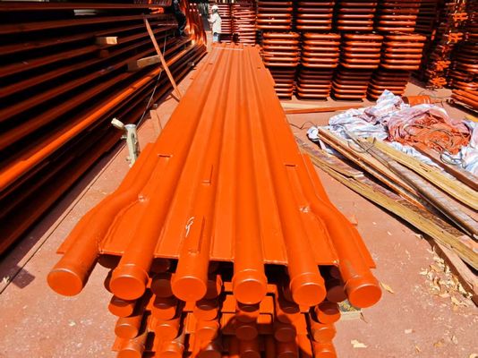 Tabung Boiler Dicat Dengan Suhu Tinggi Untuk Dinding Membran Disesuaikan