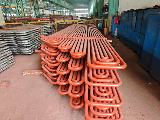 Tabung penukar panas serpentin yang dapat disesuaikan untuk boiler panas limbah