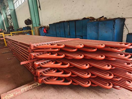 Tabung penukar panas serpentin yang dapat disesuaikan untuk boiler panas limbah