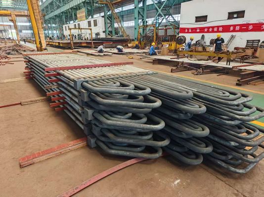 Tekanan Tinggi ASME Certified Economizer Coil Serpentine Tube Untuk Boiler Industri