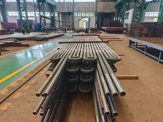 Tekanan Tinggi ASME Certified Economizer Coil Serpentine Tube Untuk Boiler Industri