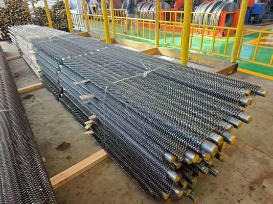 Tekanan suhu tinggi tahan frekuensi tinggi dilas Spiral Fin tabung ASME Standar