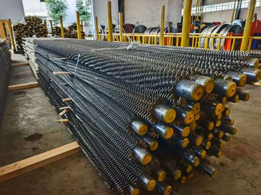 Tekanan suhu tinggi tahan frekuensi tinggi dilas Spiral Fin tabung ASME Standar