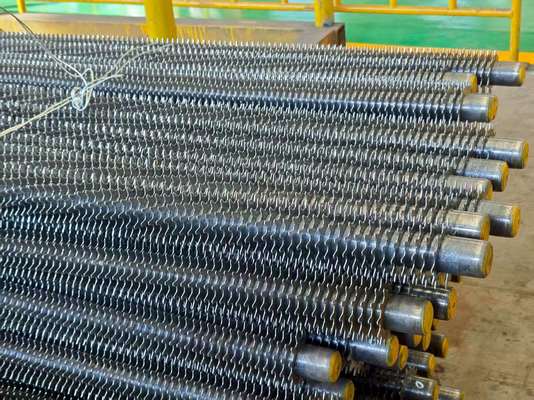 Tekanan suhu tinggi tahan frekuensi tinggi dilas Spiral Fin tabung ASME Standar