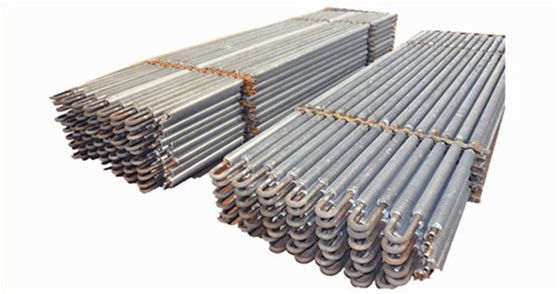 Tabung penukar panas bergelombang ganda vertikal tipe H otomatis untuk output uap di pembangkit listrik