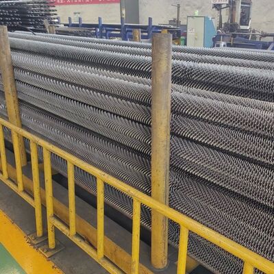 Steel Karbon ASME Standar Boiler Spiral Fin Tube untuk Power Plant Economizers