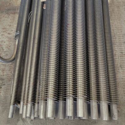 Pipa Sirip Spiral Boiler Baja Karbon Las Frekuensi Tinggi Disesuaikan untuk Aplikasi Industri