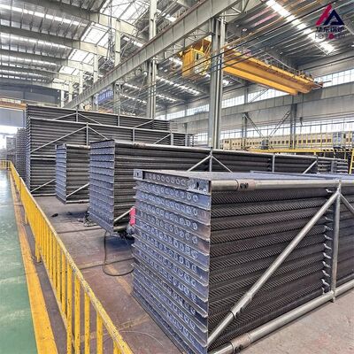 Solid Serrated Spiral Fined Boiler Fin Tube Heat Exchanger Anti-Ash Stainless Steel