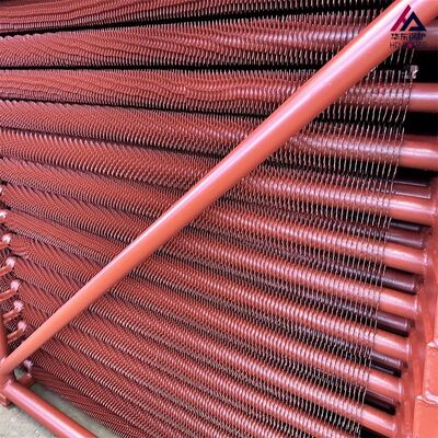 25m Max Long Boiler Fin Tube dengan Spiral Solid Serrated Fin di stainless steel