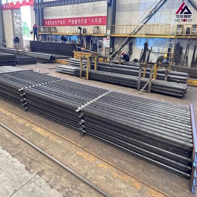 25m Max Long Boiler Fin Tube dengan Spiral Solid Serrated Fin di stainless steel