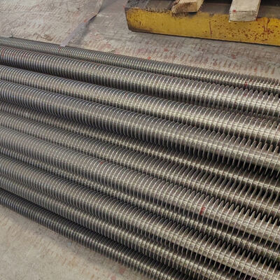 Pipa Sirip Spiral Boiler Kustom Baja Tahan Karat Baja Karbon untuk Suku Cadang Tekanan Boiler