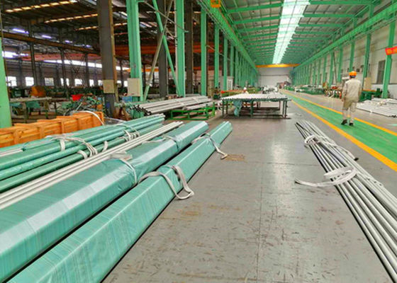 Ss Thin Wall Stainless Steel Pipe Daya Tahan Tinggi Untuk Penukar Panas