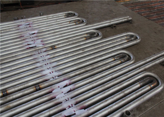 Economizer Coil U Bend Serpentine Tube Bersertifikat ASME Untuk Boiler