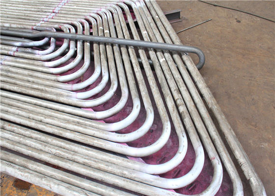 EN3834 1500mm Batubara Berbahan Bakar Boiler Serpentine Tube Stainless Steel