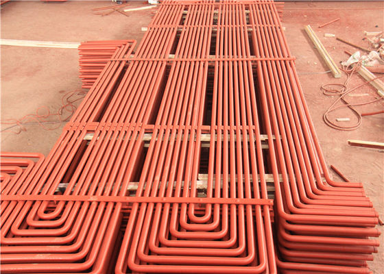 EN3834 1500mm Batubara Berbahan Bakar Boiler Serpentine Tube Stainless Steel