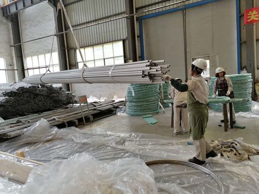Pelapis Ss Stainless Steel Dilas Tubing ASTM A789 UNS S31803 2205 1.4462