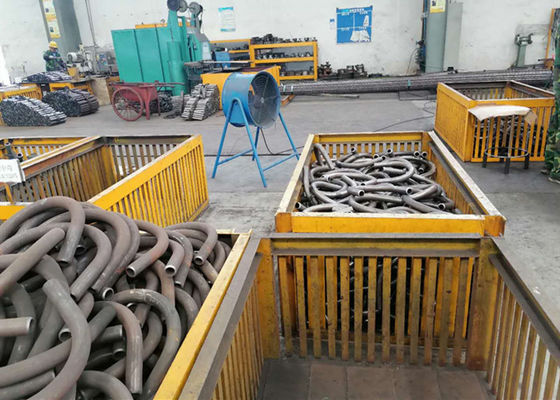 Tabung Boiler Baja Siku Tempa / 90 ° 45 ° SR5 '' Siku Bengkok Baja Stainless Siku